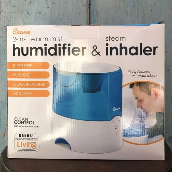 Flu/cold/dryness got you down? Crane “2 in 1 Warm Mist Humidifier and Inhaler” - Picture 13 of 16